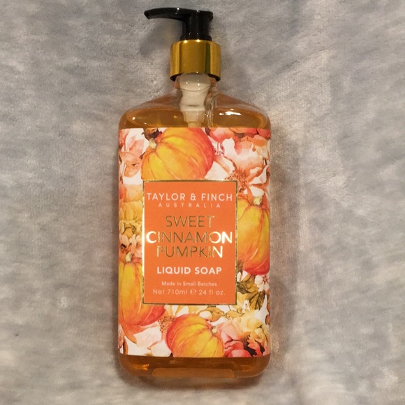 Taylor Finch Australia Sweet Cinnamon Pumpkin Scented Hand Soap XL 24 oz NWT - Picture 12 of 15